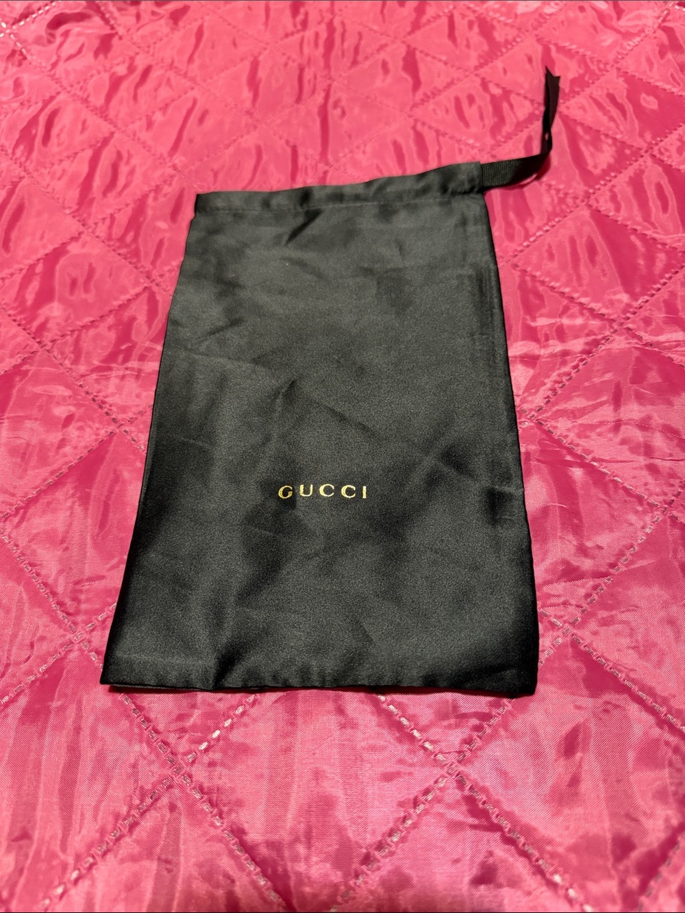 Gucci Black Satin Dustbag